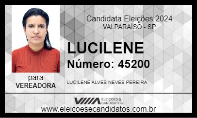 Candidato LUCILENE 2024 - VALPARAÍSO - Eleições