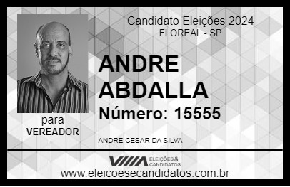 Candidato ANDRE ABDALLA 2024 - FLOREAL - Eleições