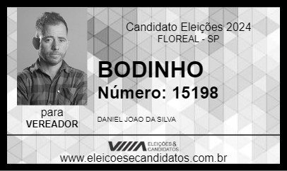 Candidato BODINHO 2024 - FLOREAL - Eleições