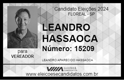 Candidato LEANDRO HASSAOCA 2024 - FLOREAL - Eleições