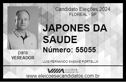 Candidato JAPONES DA SAUDE 2024 - FLOREAL - Eleições