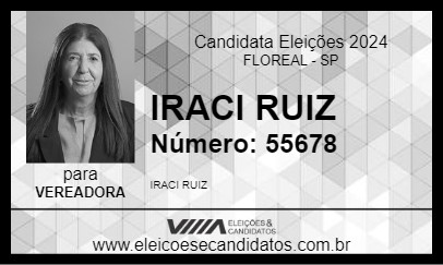 Candidato IRACI RUIZ 2024 - FLOREAL - Eleições