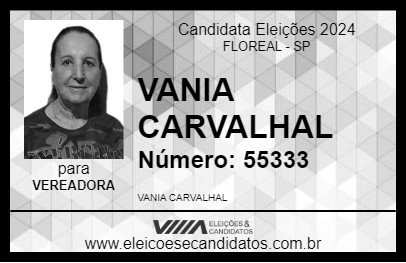 Candidato VANIA CARVALHAL 2024 - FLOREAL - Eleições