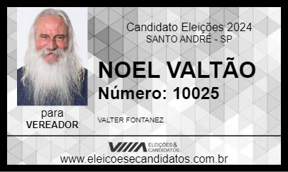 Candidato NOEL VALTÃO 2024 - SANTO ANDRÉ - Eleições