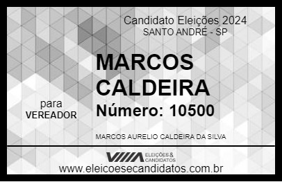 Candidato MARCOS CALDEIRA 2024 - SANTO ANDRÉ - Eleições