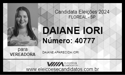 Candidato DAIANE IORI 2024 - FLOREAL - Eleições