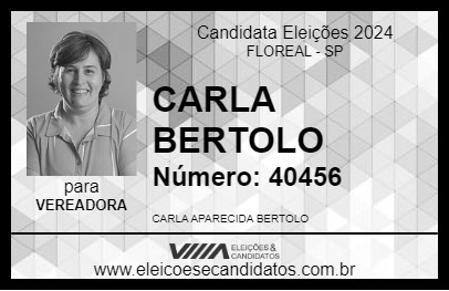 Candidato CARLA BERTOLO 2024 - FLOREAL - Eleições