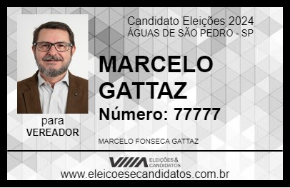 Candidato MARCELO GATTAZ 2024 - ÁGUAS DE SÃO PEDRO - Eleições