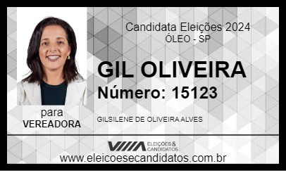 Candidato GIL OLIVEIRA 2024 - ÓLEO - Eleições