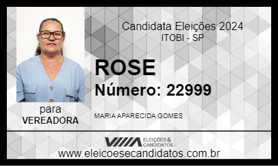 Candidato ROSE 2024 - ITOBI - Eleições