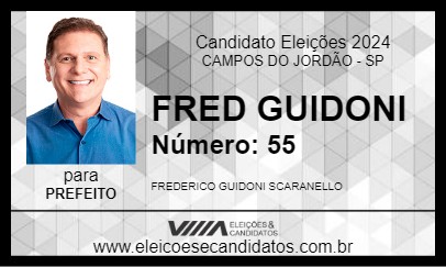 Candidato FRED GUIDONI 2024 - CAMPOS DO JORDÃO - Eleições