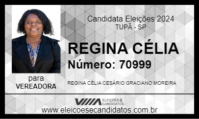 Candidato REGINA CÉLIA 2024 - TUPÃ - Eleições