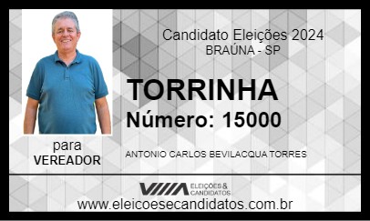 Candidato TORRINHA 2024 - BRAÚNA - Eleições