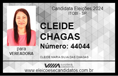 Candidato CLEIDE CHAGAS 2024 - ITOBI - Eleições