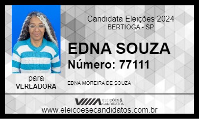 Candidato EDNA SOUZA 2024 - BERTIOGA - Eleições