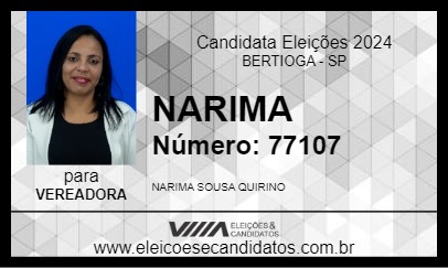 Candidato NARIMA 2024 - BERTIOGA - Eleições