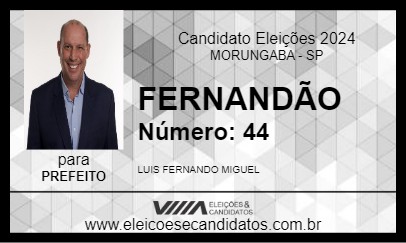 Candidato FERNANDÃO 2024 - MORUNGABA - Eleições