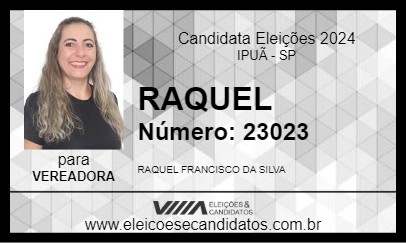 Candidato RAQUEL 2024 - IPUÃ - Eleições