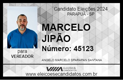 Candidato MARCELO JIPÃO 2024 - PARAPUÃ - Eleições