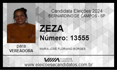 Candidato ZEZA 2024 - BERNARDINO DE CAMPOS - Eleições