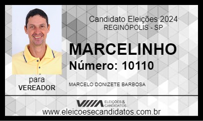 Candidato MARCELINHO 2024 - REGINÓPOLIS - Eleições