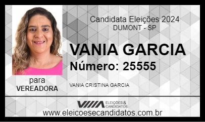 Candidato VANIA GARCIA 2024 - DUMONT - Eleições