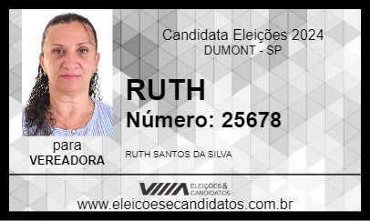 Candidato RUTH 2024 - DUMONT - Eleições