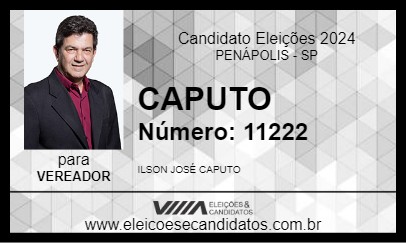 Candidato CAPUTO 2024 - PENÁPOLIS - Eleições