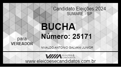 Candidato BUCHA 2024 - SUMARÉ - Eleições