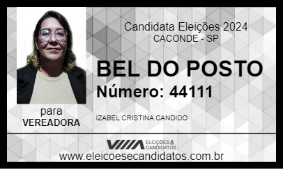 Candidato BEL DA ENFERMAGEM 2024 - CACONDE - Eleições