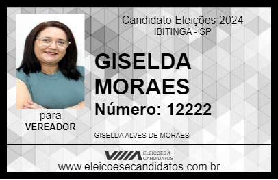 Candidato GI MORAES 2024 - IBITINGA - Eleições