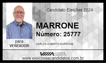 Candidato MARRONE 2024 - PRESIDENTE VENCESLAU - Eleições