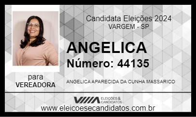 Candidato ANGELICA 2024 - VARGEM - Eleições