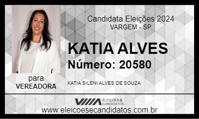 Candidato KATIA ALVES 2024 - VARGEM - Eleições