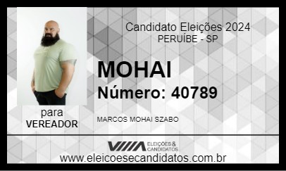 Candidato MOHAI 2024 - PERUÍBE - Eleições