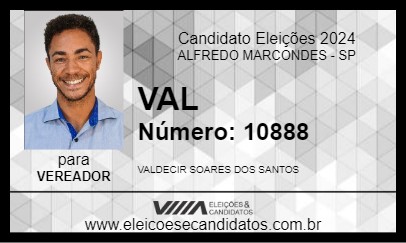 Candidato VAL 2024 - ALFREDO MARCONDES - Eleições