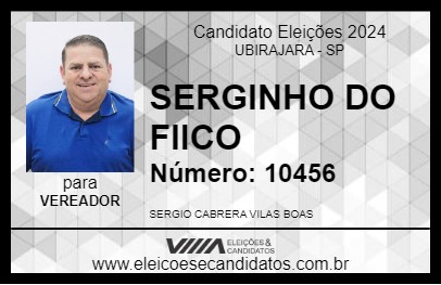 Candidato SERGINHO DO FIICO 2024 - UBIRAJARA - Eleições