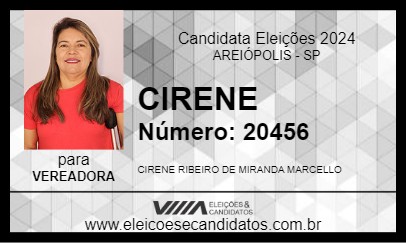 Candidato CIRENE 2024 - AREIÓPOLIS - Eleições