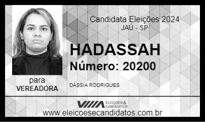 Candidato HADASSAH 2024 - JAÚ - Eleições