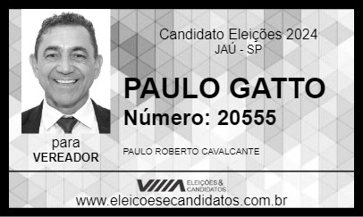 Candidato PAULO GATTO 2024 - JAÚ - Eleições