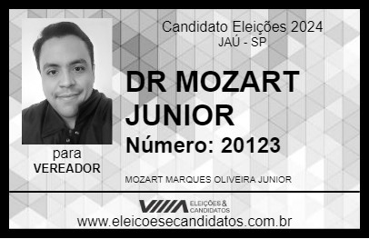 Candidato DR MOZART JUNIOR 2024 - JAÚ - Eleições