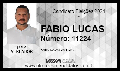 Candidato FABIO LUCAS 2024 - CARAGUATATUBA - Eleições