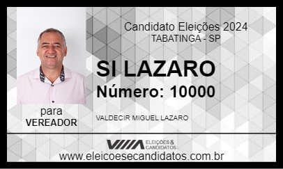 Candidato SI LAZARO 2024 - TABATINGA - Eleições