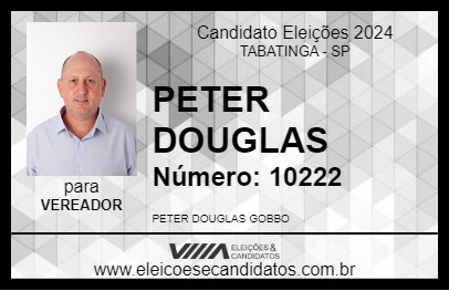 Candidato PETER DOUGLAS 2024 - TABATINGA - Eleições