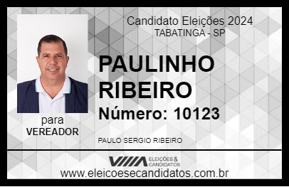 Candidato PAULINHO RIBEIRO 2024 - TABATINGA - Eleições