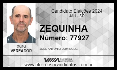 Candidato ZEQUINHA 2024 - JAÚ - Eleições