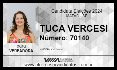 Candidato TUCA VERCESI 2024 - MATÃO - Eleições