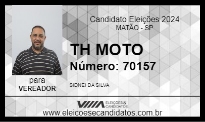 Candidato TH MOTO 2024 - MATÃO - Eleições