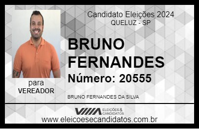 Candidato BRUNO FERNANDES 2024 - QUELUZ - Eleições