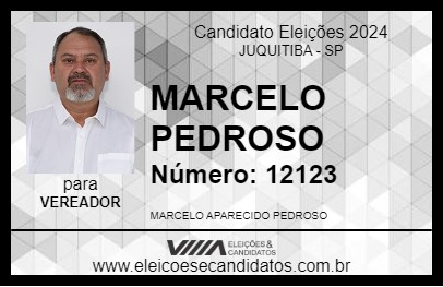 Candidato MARCELO PEDROSO 2024 - JUQUITIBA - Eleições